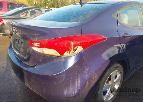 2013 Hyundai Elantra Gls из США, поврежденный, VIN 5NPDH4AE8DH442836